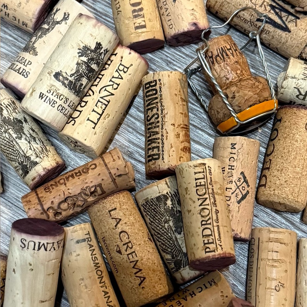 77 Assorted Wine Corks for Crafts